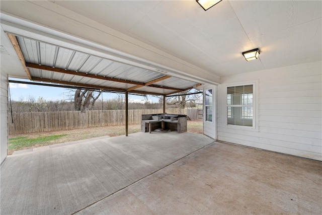 view of patio / terrace featuring a fenced backyard