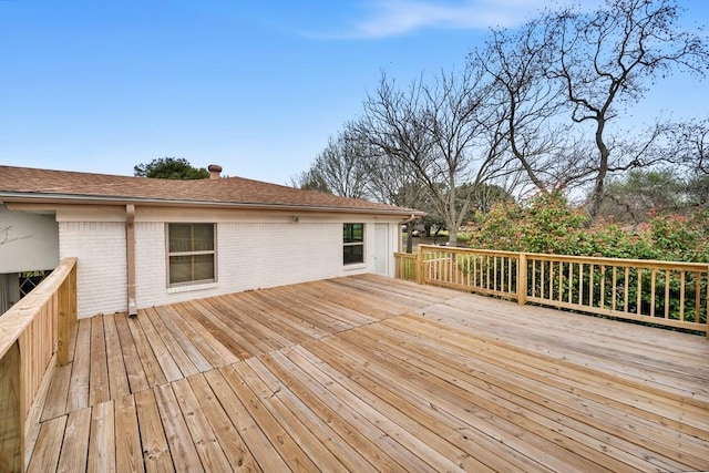 view of deck