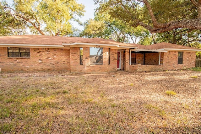 view of back of property