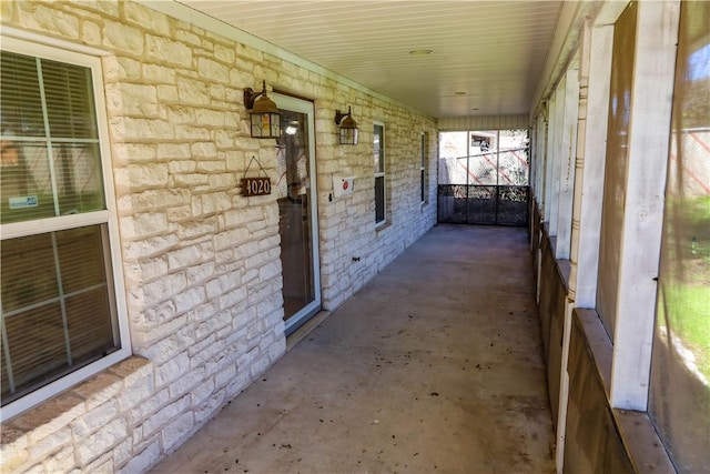 view of patio / terrace featuring a porch