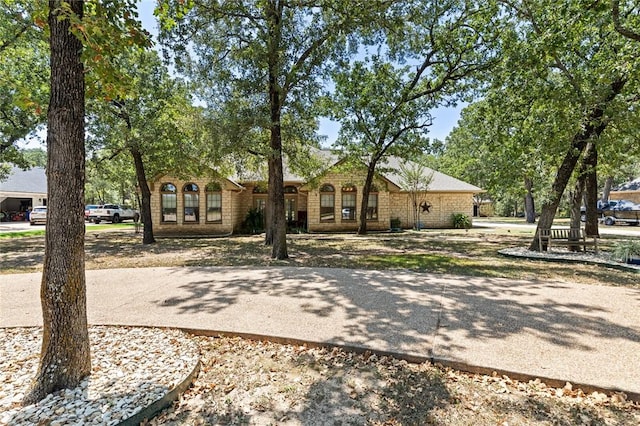 view of ranch-style home