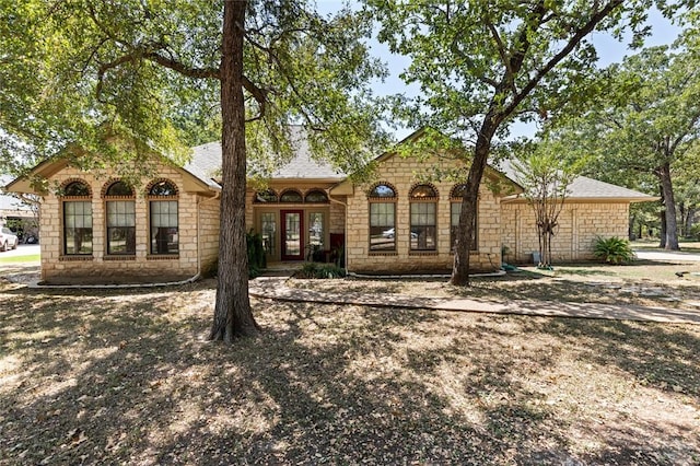 view of front of house featuring french doors