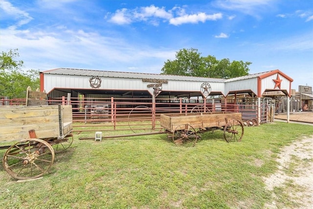 view of stable