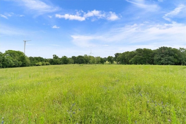 view of landscape with a rural view