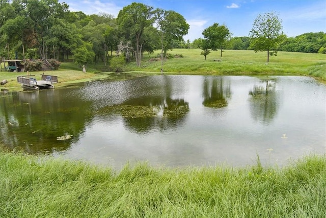 view of water feature