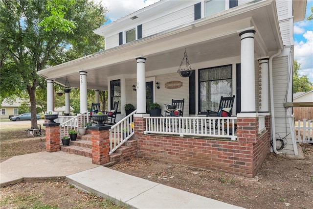 view of front of property