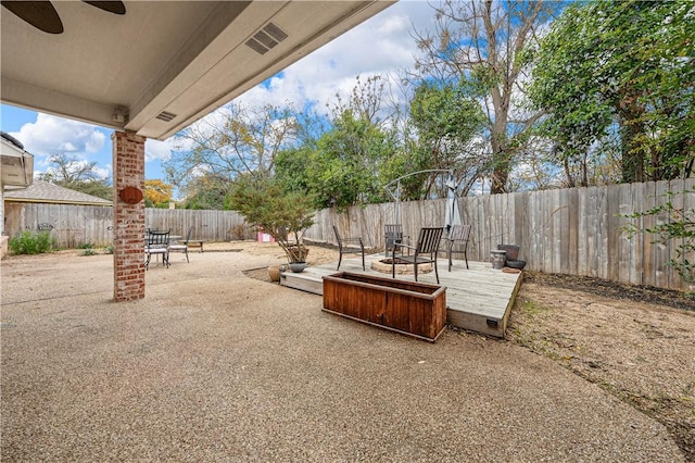 view of patio