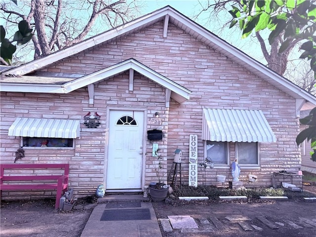 view of bungalow