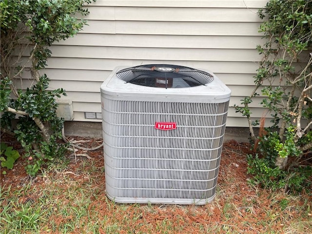 exterior details featuring cooling unit