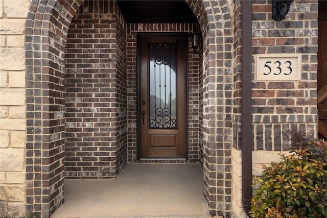 view of entrance to property