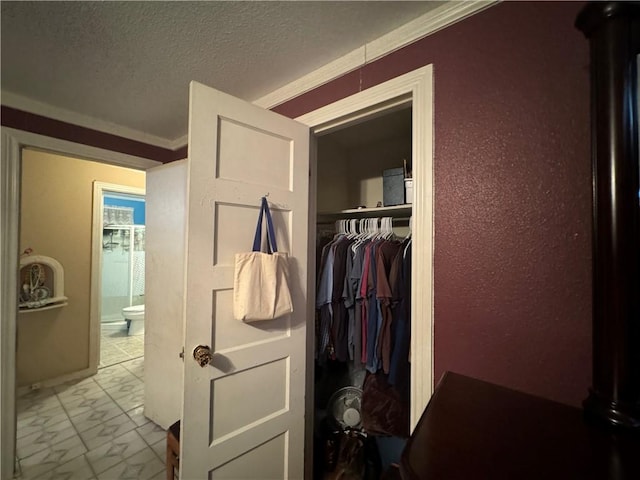 view of closet