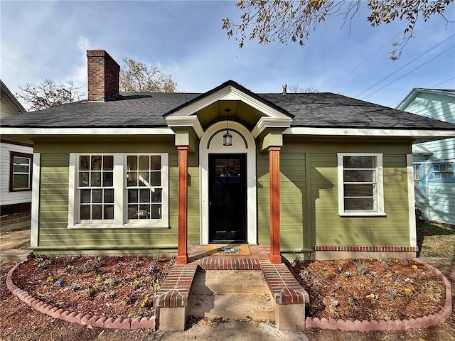 view of ranch-style home