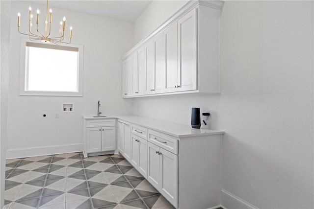 interior space featuring ceiling fan