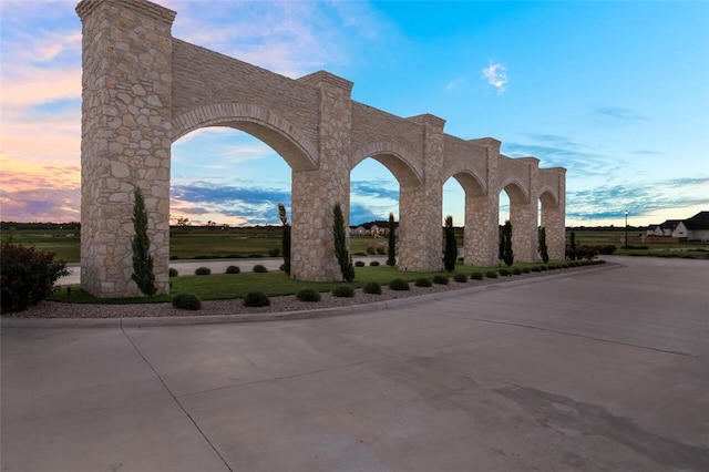 exterior space featuring a water view