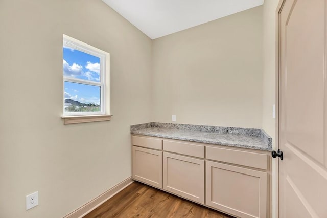 bathroom featuring hardwood / wood-style floors