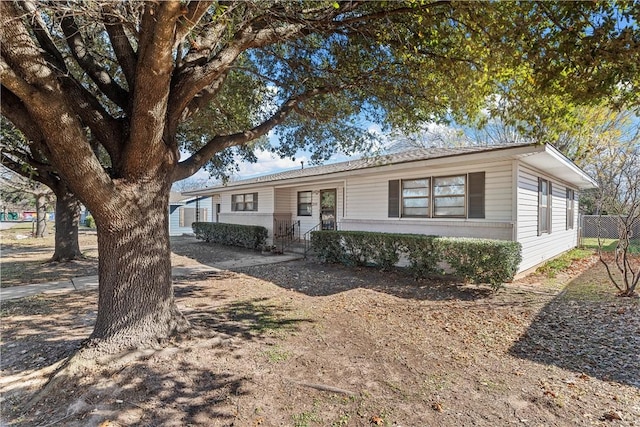 view of ranch-style house