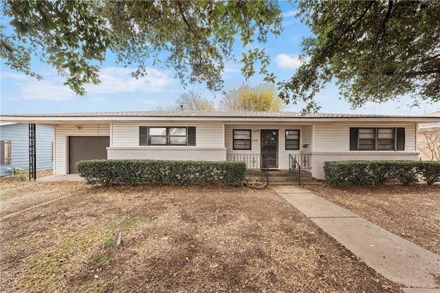 ranch-style house with a garage