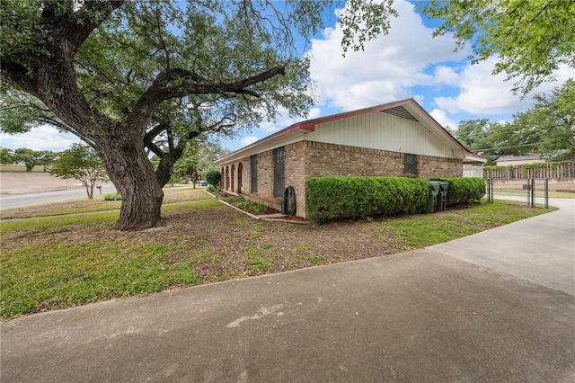 view of side of property