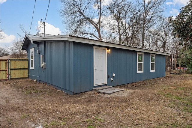 view of rear view of property