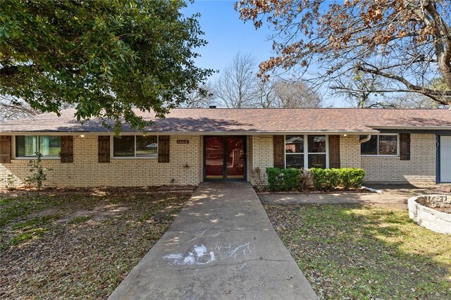 view of ranch-style house