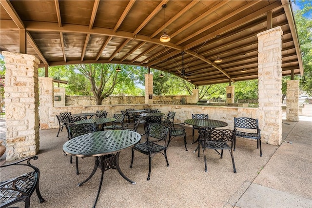 view of patio