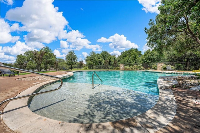 view of pool