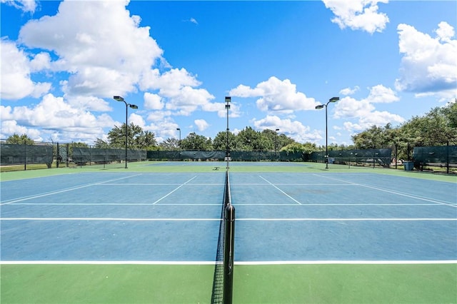 view of sport court with basketball court