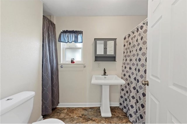 bathroom with toilet