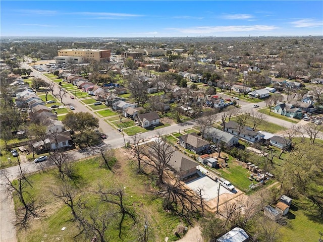 drone / aerial view featuring a residential view