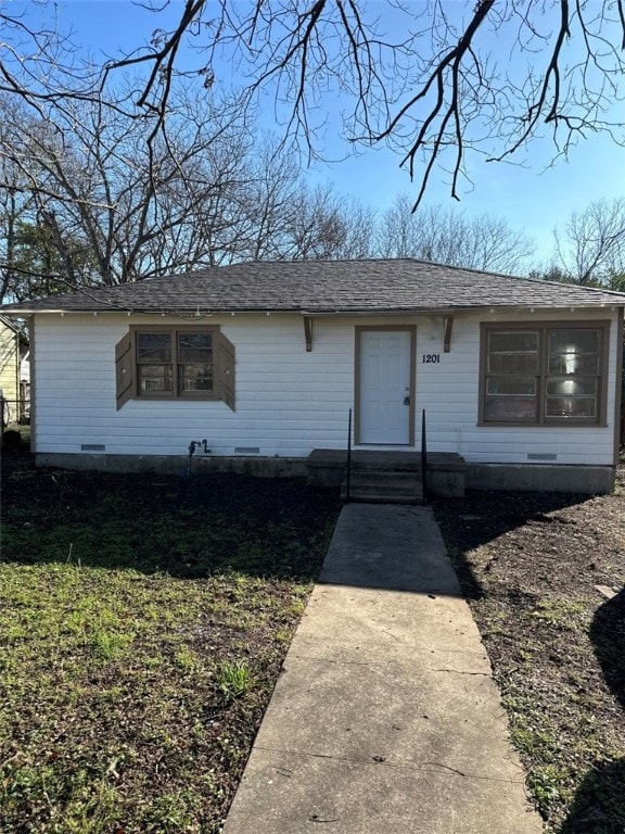 view of ranch-style house