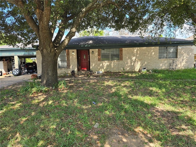 view of ranch-style home