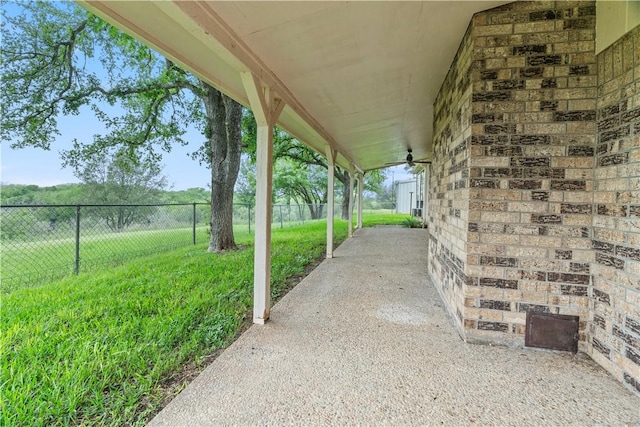 view of patio