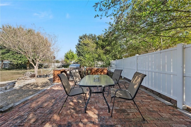 view of patio