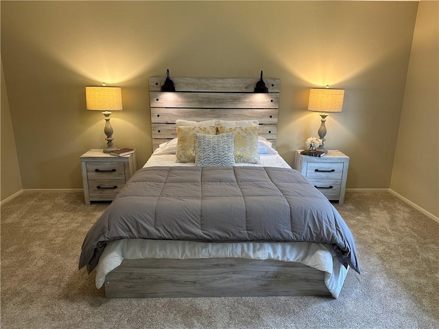 bedroom with carpet flooring