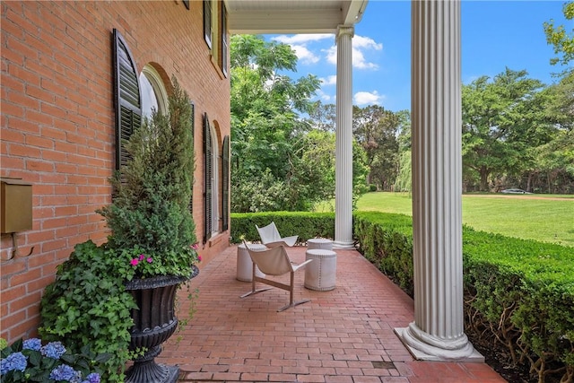 view of patio