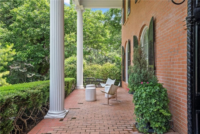 view of patio