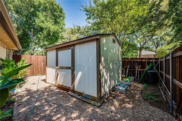 view of outbuilding