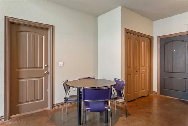 view of dining room