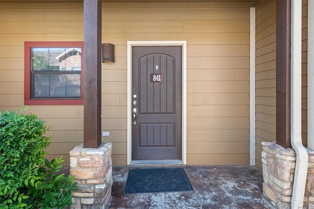 view of property entrance