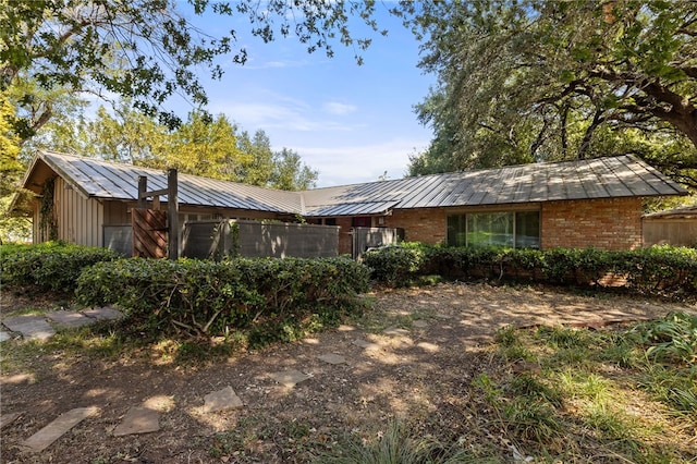 view of rear view of house