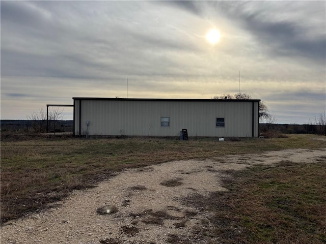 view of outbuilding