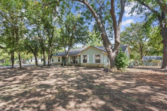 view of ranch-style house