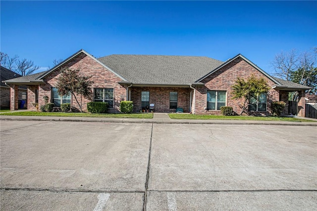 view of ranch-style house