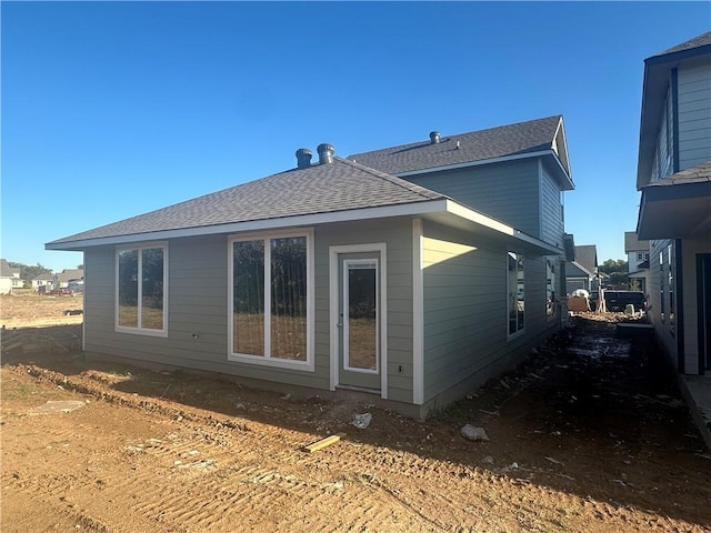 view of rear view of property