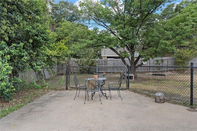 view of patio