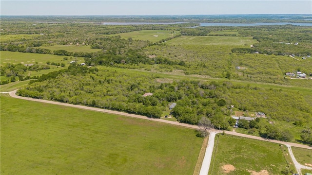 drone / aerial view featuring a rural view