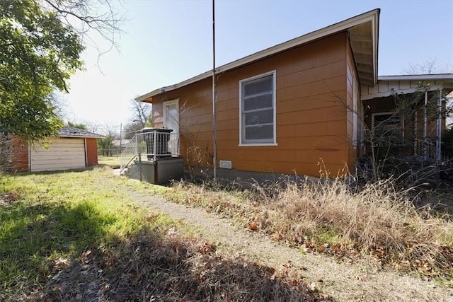 view of side of property