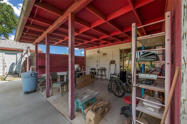 view of patio