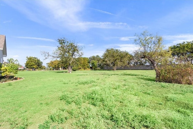 view of yard