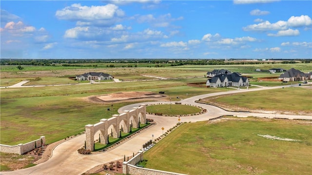 drone / aerial view featuring a rural view